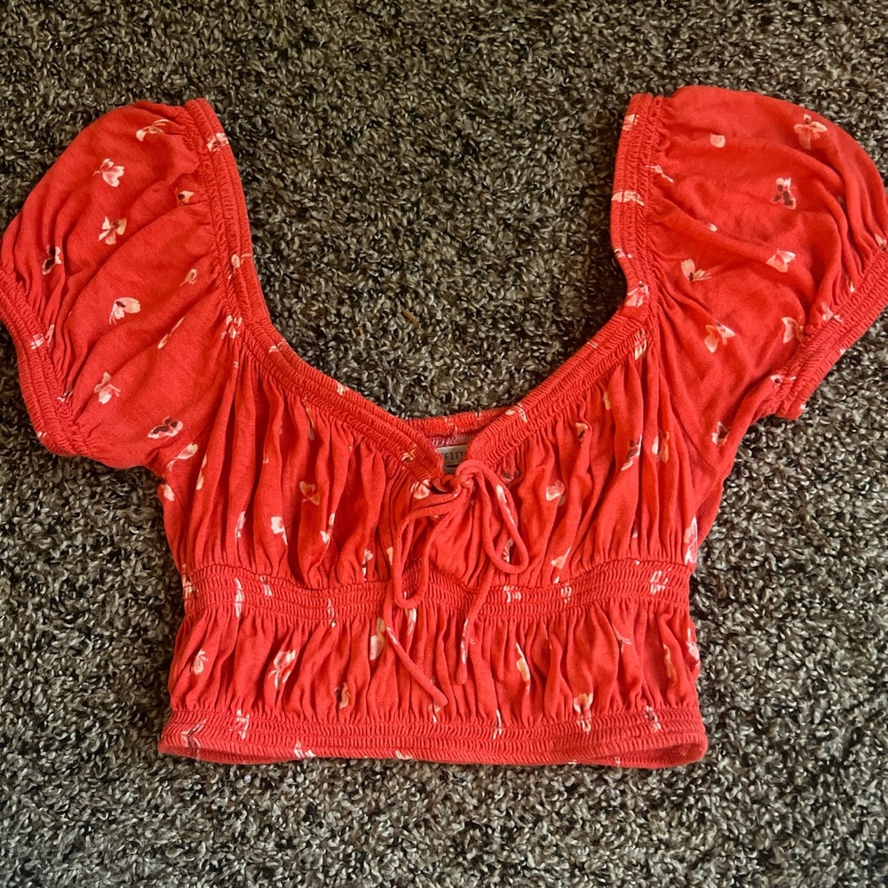 Urban Outfitters Kristy Shirred Blouse